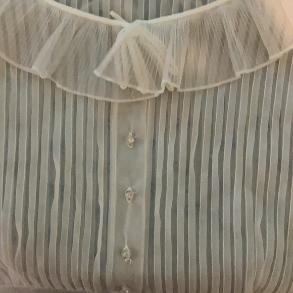 Vintage 40’s Judy Bond Sheer Nylon Blouse, size 34, So sexy - Picture 4 of 4
